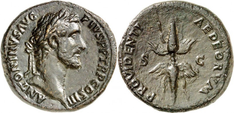 RÖMISCHES KAISERREICH. 
ANTONINUS PIUS Augustus 138-161. AE-Sesterz (140/144) 2...