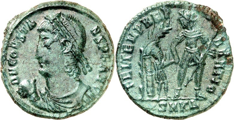 RÖMISCHES KAISERREICH. 
CONSTANS Augustus 337-350. AE-Maiorina 21/20mm (348/350...