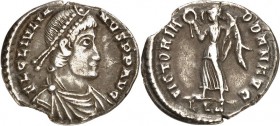 RÖMISCHES KAISERREICH. 
IULIANUS II. Augustus 360/361-363. Siliqua (360) 2,21g, Lyon. Büste mit Panzer, Paludamentum und Perlendiadem n.r. D&nbsp;N I...