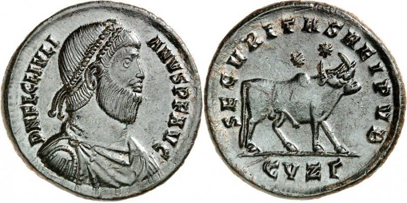 RÖMISCHES KAISERREICH. 
IULIANUS II. Augustus 360/361-363. AE-Doppelmaiorina 27...