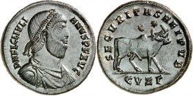 RÖMISCHES KAISERREICH. 
IULIANUS II. Augustus 360/361-363. AE-Doppelmaiorina 27mm (362/363) 8,59g, Cyzikus, 3. Offizin. Büste mit Panzer, Paludamentu...