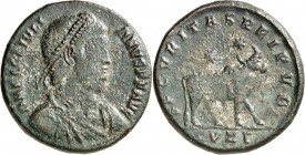 RÖMISCHES KAISERREICH. 
IULIANUS II. Augustus 360/361-363. AE-Doppelmaiorina 27mm (362/363) 6,73g, Cyzikus, 3. Offizin. Büste mit Panzer, Paludamentu...
