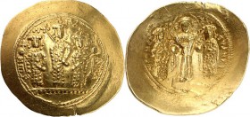 BYZANZ. 
ROMANOS IV. Diogenes mit seiner Familie 1067-1071. Stamenon 4,39g, Konstantinopel. Christkönig steht v.v. krönt Romanos und Eudokia + IWMA -...