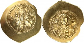 BYZANZ. 
MICHAEL VII. Dukas 1071-1078. Stamenon 4,44g, Konstantinopel. Christkönigsbüste v.v. mit Nimbus mit 3 mal 5 Kleinoden IC - XC / + MIX-AH L -...