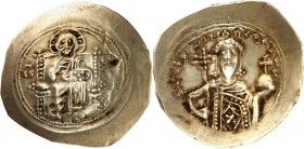 BYZANZ. 
ALEXIOS I. Komnenos 1081-1118. Stamenon (1081/1092) 4,40g, Konstantinopel. Christkönig thront v.v. IC&nbsp;- XC&nbsp;/ +&nbsp; ALEXI W DE CP...