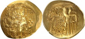 BYZANZ. 
IOHANNES III. Dukas Batatzes (Exilreich v.&nbsp;Nikaia) 1222-1254. Au-Hyperpyron 3,97g, Magnesia. Christkönig thront segnend v.v.; r. Kugel-...