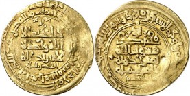 AFGHANISTAN und INDIEN. 
GHAZNAWIDEN. 
Mahmud 977-1030. Gold-Dinar 418 H = 1027/28 Herat, 3,75g, mit Kalif al-Qadir. Album 1607. . 

ss