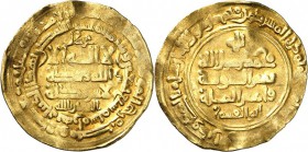 AFGHANISTAN und INDIEN. 
GHAZNAWIDEN. 
Mahmud mit Titel Abu al-Qasim 997-1030. Gold-Dinar 397 H = 1006/07 Herat, 3,45g. Album 1607. . 

ss