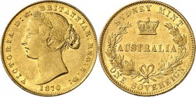 AUSTRALIEN. 
Sovereign 1870 Sydney. F. 10, Schlumb.&nbsp; 822, KM&nbsp; 7. 25880. 

ss-vz