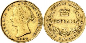 AUSTRALIEN. 
Half Sovereign 1866 Sydney. F. 10a, Schlumb.&nbsp; 836, KM&nbsp; 4. 29288. 

ss