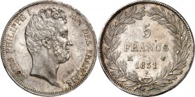 FRANKREICH. 
Louis Philippe I. 1830-1848. 5 Francs 1831 I Limoges. Gad.&nbsp; 677, KM&nbsp; 735.6. 25100. 

ss-vz