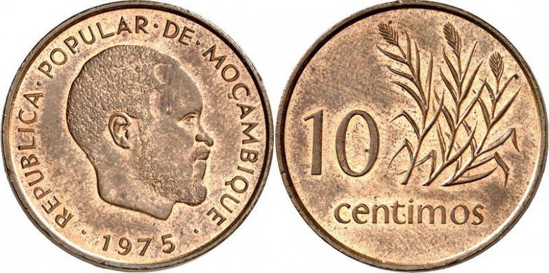 MOZAMBIQUE. 
Republik ab 1975. 
2,5,10,20,50 Centesimo 1975. K.M. 91-95. 24537...
