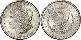 USA. 
KURSMÜNZEN. 
USA seit 1776. 1&nbsp;Dollar 1881 S Morgan. KM&nbsp; 110. . 

vz-St