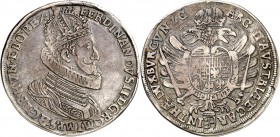 Römisch Deutsches Reich. 
Ferdinand II. 1619-1637. Reichstaler 1621 Klagenfurt. Gekr. Brb. n.r. / Gekr. Doppeladler. Her.&nbsp; 452, Dv.&nbsp; 3116, ...