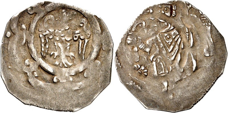 Freising, Bistum. 
Otto II. v. Berg 1184-1220. Pfennig 0,85g, Mzst. München ode...