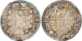 Jülich-Jülich-Berg, Hzgt. unter Pfalz 1624-1806. 
Wolfgang Wilhelm 1624-1653. 4 Albus kölnisch 1645 Wappen mit Ordenskette des hl. Vliß unter Fürsten...