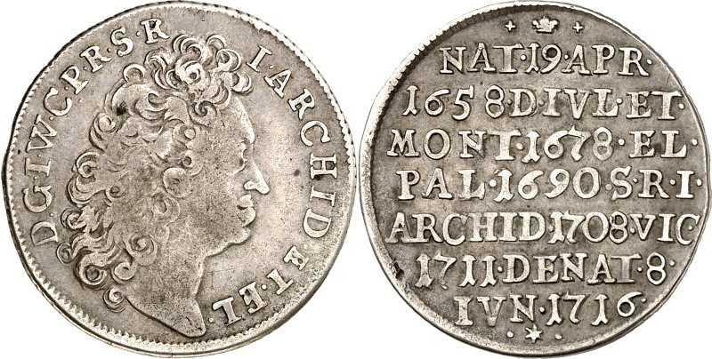 Jülich-Jülich-Berg, Hzgt. unter Pfalz 1624-1806. 
Johann Wilhelm II. ("Jan Well...