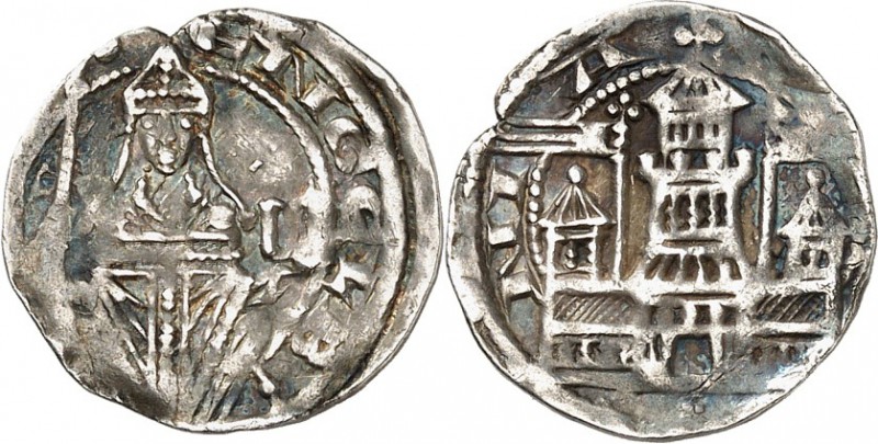 Köln-Erzbistum. 
Engelbert I. Graf von Berg 1216-1225. Denar (1.&nbsp;Typ) (121...