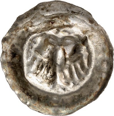 Lübeck-Stadt. 
ohne Kaisertitel um 1341/1493. Brakteat (Hohlblaffert) (ca.1350-...