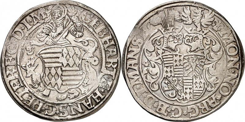 Mansfeld-mittelort. Linie zu Schraplau. 
Gebhard, Johann Georg und Peter Ernst ...