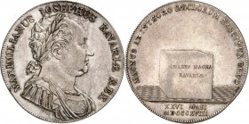 Bayern. 
Maximilian I. Joseph (1799-)1806-1825. Konv.-Taler 1818 Verfassung. AKS&nbsp; 59, J.&nbsp; 15, Th.&nbsp; 45. . 

vz+