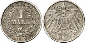 KAISERREICH-Kleinmünzen. 
1/2&nbsp;Mark 1911 D. J.&nbsp; 16. . 

vz