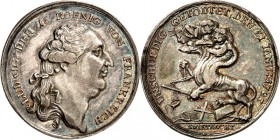 EUROPA. 
FRANKREICH. 
Louis XVI. 1774-1793. Medaille 1793 (o. Sign.) a. s. Hinrichtung, am 21. Januar 1793. Kopf n.r. // Hydra mit Schwert und Waage...