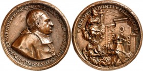 EUROPA. 
ITALIEN-Kirchenstaat. 
Benedikt XIII. 1724-1730. Medaille o.J. (vor 1724) (o. Sign.) auf Vincenzo Maria Orsini (1649-1730), Bischof von Por...
