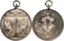 DEUTSCHE STÄDTE. 
Alphabetisch. 
MÜNCHEN. -Haidhausen Medaille o.J. (1898) Prämie des Veteranen-u.Kriegervereins für 25 j. Mitgliedschaft. 3 Wappens...