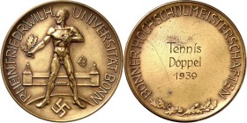 DEUTSCHE STÄDTE. 
UNIVERSITÄTEN u. benannte HOCHSCHULEN (intern.). 
ROUEN (Dep. Seine maritime). Medaille (Jeton) o.J. (1844?) (1844?) (v. A. J. Dep...