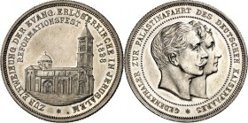 ARCHITEKTUR. 
DOME, MÜNSTER, KIRCHEN, KAPELLEN. 
JERUSALEM. Evang. Erlöserkirche. Medaille 1898 Gedenkthaler zur Palästinafahrt des Deutschen Kaiser...