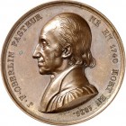 PERSONEN. 
MEDIZINER, darunter Sammlung Dr. Bösing. 
OBERLIN, Jean Frédéric *1740 +1826. Medaille o.J. (v. F. Kirstein) Brb. in Talar n. l. // 5 Z. ...