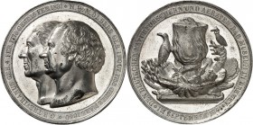 PERSONEN. 
MEDIZINER, darunter Sammlung Dr. Bösing. 
OLBERS, Wilhelm *1758 +1840. Medaille 1844 (v. Wilkens) a.d. 22. Versammlung dt. Naturforscher ...