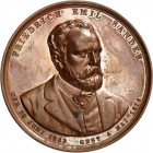 PERSONEN. 
MEDIZINER, darunter Sammlung Dr. Bösing. 
SANDER, Friedrich Emil *1833 +1878. Medaille 1878 (v. E. Weigand, b. Loos) Brb. n. halbr. // 8 ...