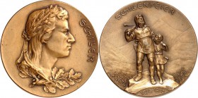 PERSONEN. 
MEDIZINER, darunter Sammlung Dr. Bösing. 
SCHILLER, Friedrich von *1759 Marbach +1805 Weimar. Medaille 1905 \fbidis\ltrpar (b. M.u.W., St...
