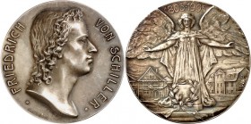 PERSONEN. 
MEDIZINER, darunter Sammlung Dr. Bösing. 
SCHILLER, Friedrich von *1759 Marbach +1805 Weimar. Medaille 1905 \fbidis\ltrpar (b. Oertel, Be...