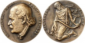 PERSONEN. 
MEDIZINER, darunter Sammlung Dr. Bösing. 
SEMMELWEIS, Ignaz Philipp *1818 Budapest +1865 Wien-Döbling. Medaille o.J. (v. J. Rem\'e9nyi) a...