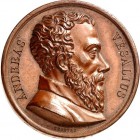 PERSONEN. 
MEDIZINER, darunter Sammlung Dr. Bösing. 
VESALIUS, Andreas *1514 Brüssel +1564 Zante (Griechenland). Serienmedaille 1820 (v. Lef\'e8vre,...