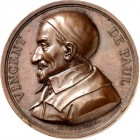 PERSONEN. 
MEDIZINER, darunter Sammlung Dr. Bösing. 
VINZENZ von PAUL *1581 i.d. Gascogne +1660 Paris. Medaille 1821 (v. Gatteaux) aus der Galerie m...