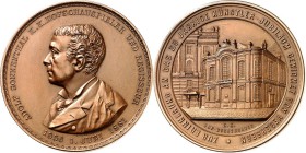 PERSONEN. 
MONTANIST. 
SONNENTHAL, Adolph, Ritter von *1834 Pest +1909 Prag. Medaille 1881 (v. J. Schwerdtner, b. J. Christlbauer) a. s. 25-jähr. Kü...