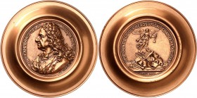 PERSONEN. 
MUSIKER und KOMPONISTEN. 
CAMPRA, André *1660 Aix en Provence + 1744 Versailles. Medaille o.J. (1967) (n.d. Medaille von 1730 v. S. Cur\'...