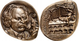 PERSONEN. 
MUSIKER und KOMPONISTEN. 
GOLDMARK, Karl *1830 +1915. Medaille 1980 (v. G. Peternak) a.d. 150. Geburtstag. Brb. n.r., die linke Hand an e...