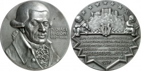PERSONEN. 
MUSIKER und KOMPONISTEN. 
HAYDN, Michael *1737 +1806. Medaille 1927 (v. Sepp Piffrader) a.d. 80jährige Jubiläum d. Salzburger Liedertafel...