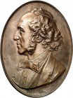 PERSONEN. 
MUSIKER und KOMPONISTEN. 
MENDELSSOHN-BARTHOLDY, Jakob Ludwig Felix *1809 Hamburg +1847 Leipzig. Medaillon o.J. (o. Sign.) Brb. m. Halstu...