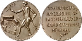 MEDAILLEURE des XIX. u. XX. Jh.. 
DEUTSCHLAND zeitgenössisch nach 1945. 
KNAPPE, Karl *1884 Kempten + 1970 München. Medaille 1953 a.d.4. Verbandstag...