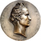 MEDAILLEURE des XIX. u. XX. Jh.. 
FRANKREICH. 
BARRE, Auguste-Jean *1811 +1896. Medaillon o.J.(um 1830) auf Casimir P\'e9rier. Kopf im Profil n.r. U...