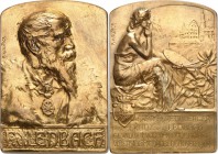 MEDAILLEURE des XIX. u. XX. Jh.. 
ÖSTERREICH. 
KAUTSCH, Heinrich *1859 Prag +1943 Wien. Plakette 1903 (b.&nbsp;Poellath) Franz von LENBACH, *1836 +1...