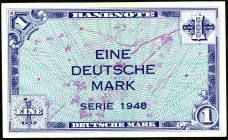 Bundesrepublik. 
Bank Deutscher Länder. 
1 Deutsche Mark 1948. Ros. 232. . 

I