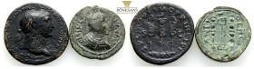 Ancient Bronze Coins…. 2 Pieces…Sold As Seen.No Returns.