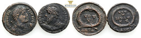 Ancient Bronze Coins…. 2 Pieces…Sold As Seen.No Returns.